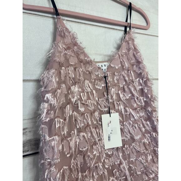 THML Light Pink Tank Black Adjustable Straps Size XS NWT - Picture 6 of 6
